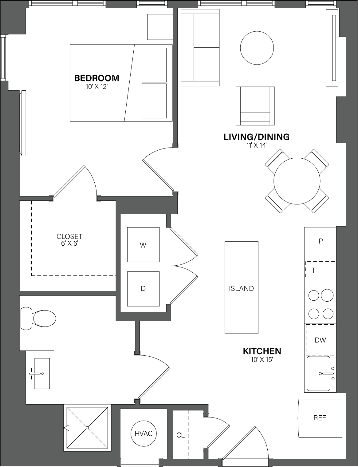 Floorplan image of apartment 0216